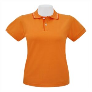 Alternative view of เสื้อโปโลสีส้ม MN Polo