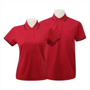 เสื้อโปโลสีแดง Cool balance PGS